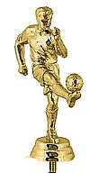 Фигура "Футболист" 13,5 см золото