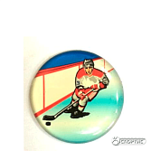 Эмблема акриловая "Хоккей" 25 мм