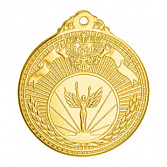 Комплект медалей 50 мм (1,2,3 место) с ленточкой триколор