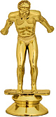 Фигура "Плавание" 9 см золото