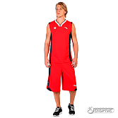 Форма баскетбольная АНТА красно-темно-сине-белая
