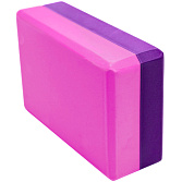 Блок для йоги 22,3 х15,0 х7,6 см двухцветный
