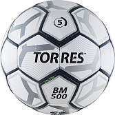 Мяч футбольный TORRES BM 500 р,5 32 панели PU 4 подкл.слоя , ручн. сшивка