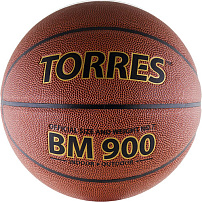Мяч баскетбольный TORRES BM900, р. 7, ПУ, нейлон корд, бут. камера