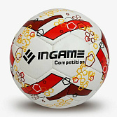 Мяч футбольный INGAME Competition №5 белый/красный