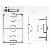 Доска тактическая для футбола Torres 40*24 см двухсторонняя