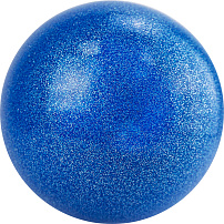 Мяч для художественной гимнастики с насыщенными блестками15 см 280 г