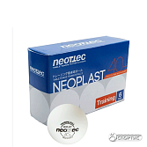 Мячи для наст/тенниса NEOTTEC Neoplast Training, пластик (6 шт уп.)