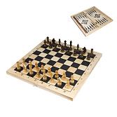 Игра 3 в 1 (нарды,шахматы,шашки)400*200, фигура дерево