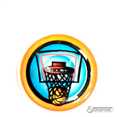 Эмблема акриловая "Баскетбол" 25 мм